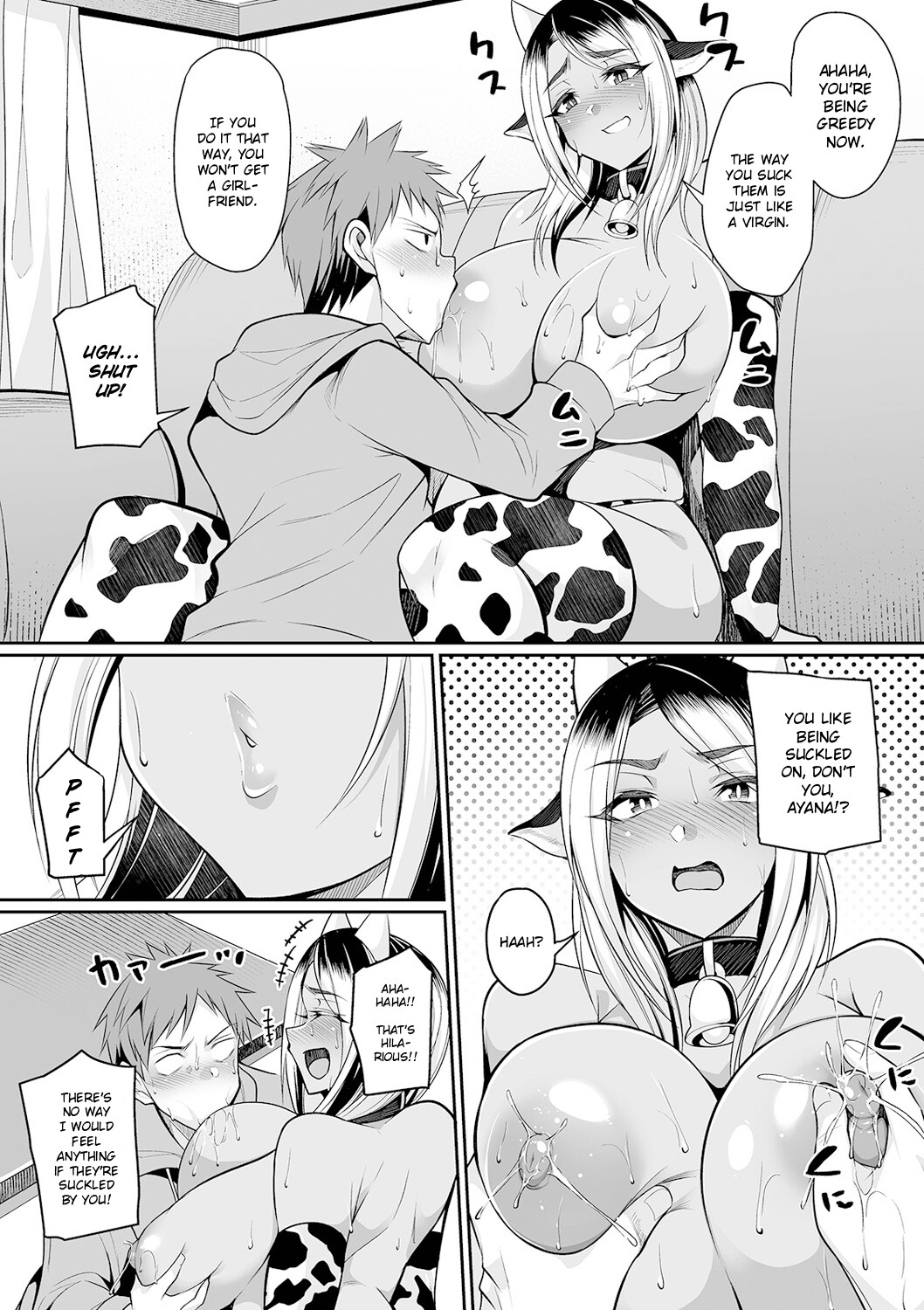 hentai manga Gal Mommy, Milk, and Holy Night
